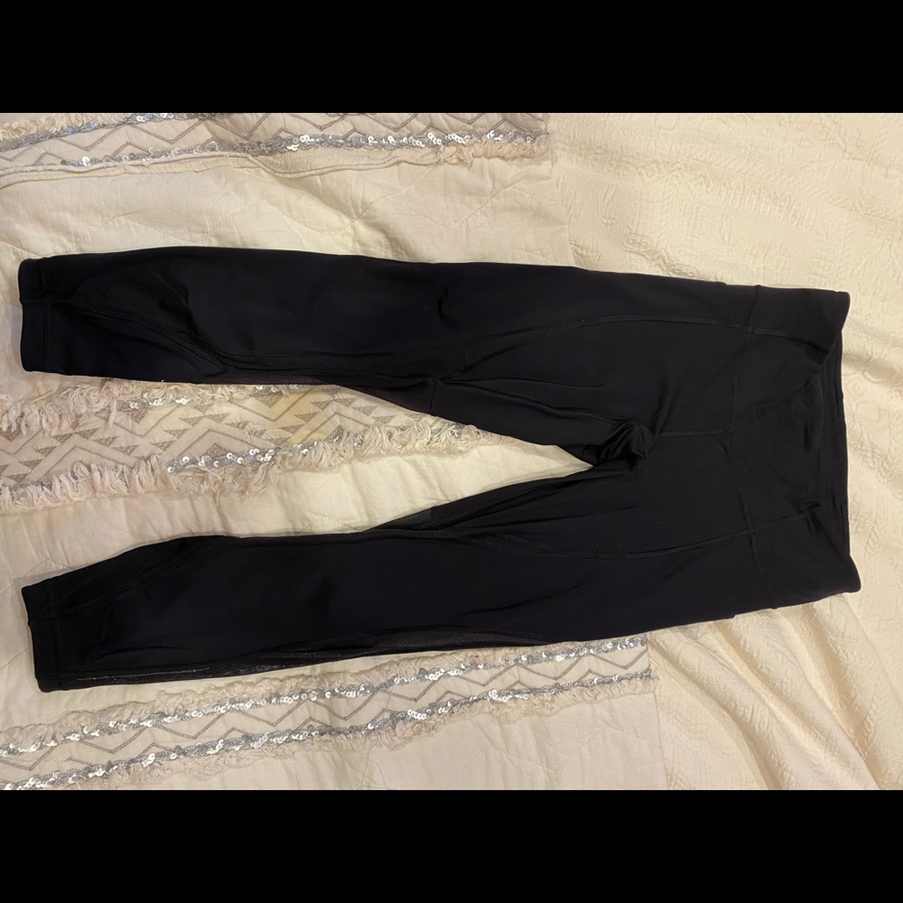Lululemon Mesh Cutout Leggings